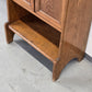 ANTIKE ABLAGE FLUR Kommode Spiegel Jugendstil Vintage Holz Fliesen Waschtisch
