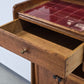 ANTIKE ABLAGE FLUR Kommode Spiegel Jugendstil Vintage Holz Fliesen Waschtisch