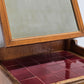 ANTIKE ABLAGE FLUR Kommode Spiegel Jugendstil Vintage Holz Fliesen Waschtisch