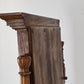 ANTIKE ABLAGE FLUR Kommode Spiegel Jugendstil Vintage Holz Fliesen Waschtisch