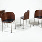 IKEA FUSION Stuhl Sandra Kragnert Design Vintage Mid Century Braun Chrom Retro