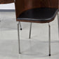 IKEA FUSION Stuhl Sandra Kragnert Design Vintage Mid Century Braun Chrom Retro