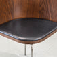 IKEA FUSION Stuhl Sandra Kragnert Design Vintage Mid Century Braun Chrom Retro