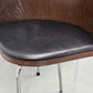 IKEA FUSION Stuhl Sandra Kragnert Design Vintage Mid Century Braun Chrom Retro
