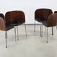 IKEA FUSION Stuhl Sandra Kragnert Design Vintage Mid Century Braun Chrom Retro
