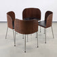 IKEA FUSION Stuhl Sandra Kragnert Design Vintage Mid Century Braun Chrom Retro