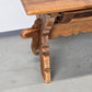 ANTIQUER COUCHTISCH Wangentisch Beistelltisch Massivholz Vintage Landhaus AC7