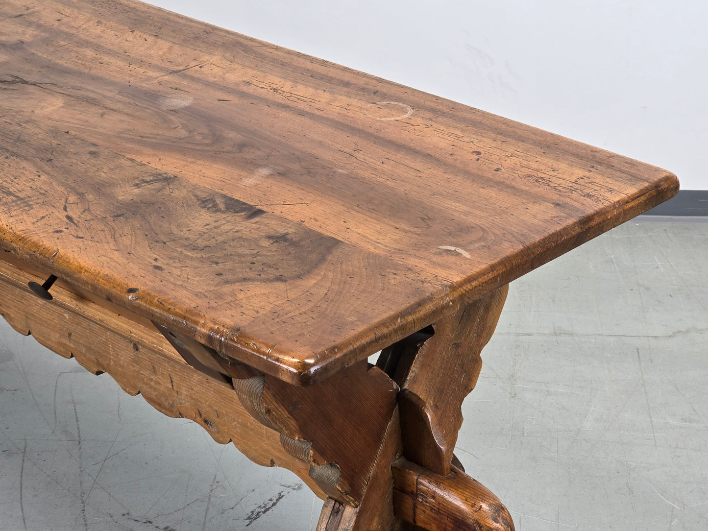 ANTIQUER COUCHTISCH Wangentisch Beistelltisch Massivholz Vintage Landhaus AC7