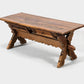 ANTIQUER COUCHTISCH Wangentisch Beistelltisch Massivholz Vintage Landhaus AC7