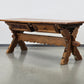 ANTIQUER COUCHTISCH Wangentisch Beistelltisch Massivholz Vintage Landhaus AC7