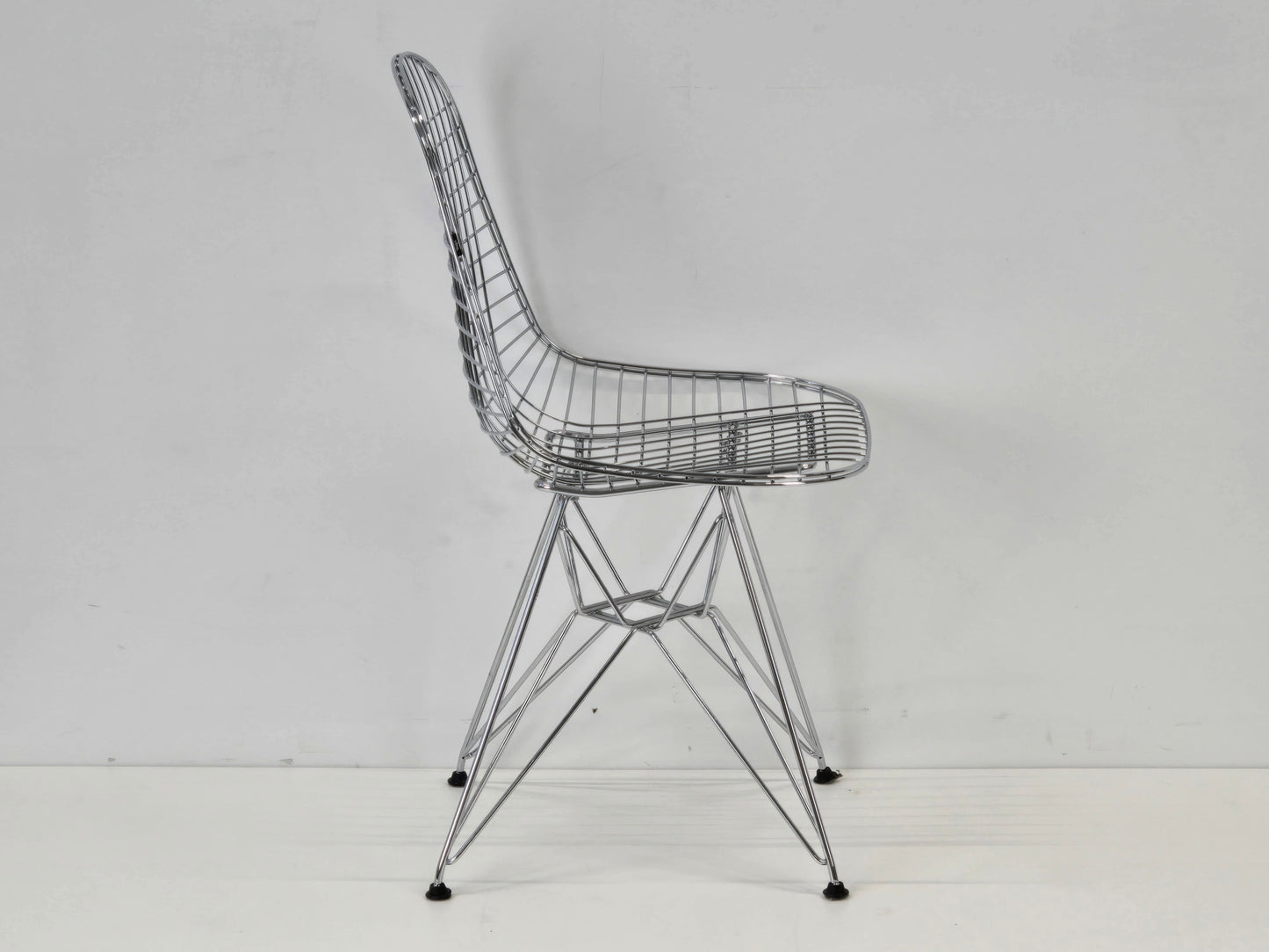 VITRA EAMES Wire Chair DKR-2 Stuhl Chrom Drahtstuhl Designklassiker