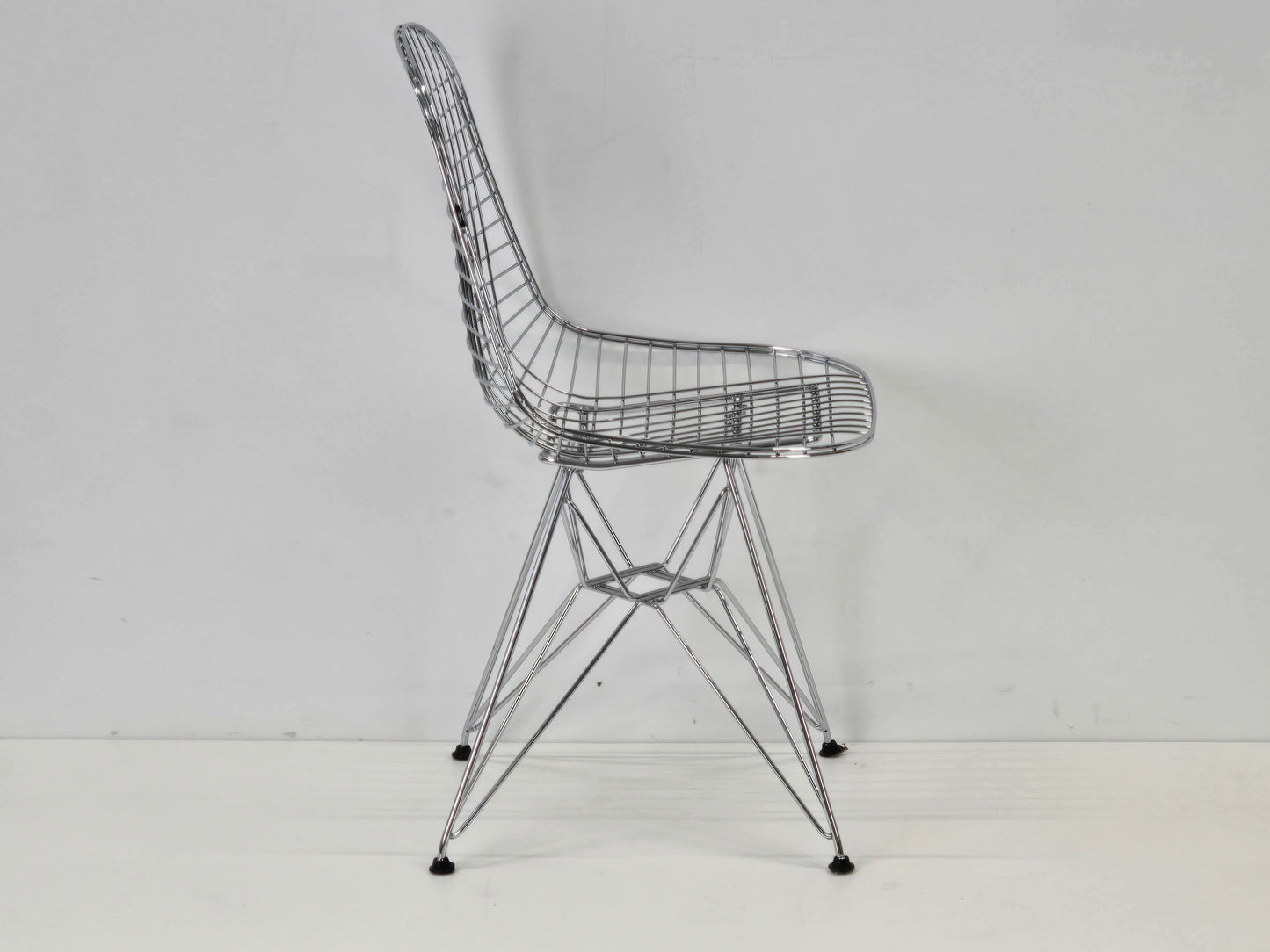 VITRA EAMES Wire Chair DKR-2 Stuhl Chrom Drahtstuhl Designklassiker