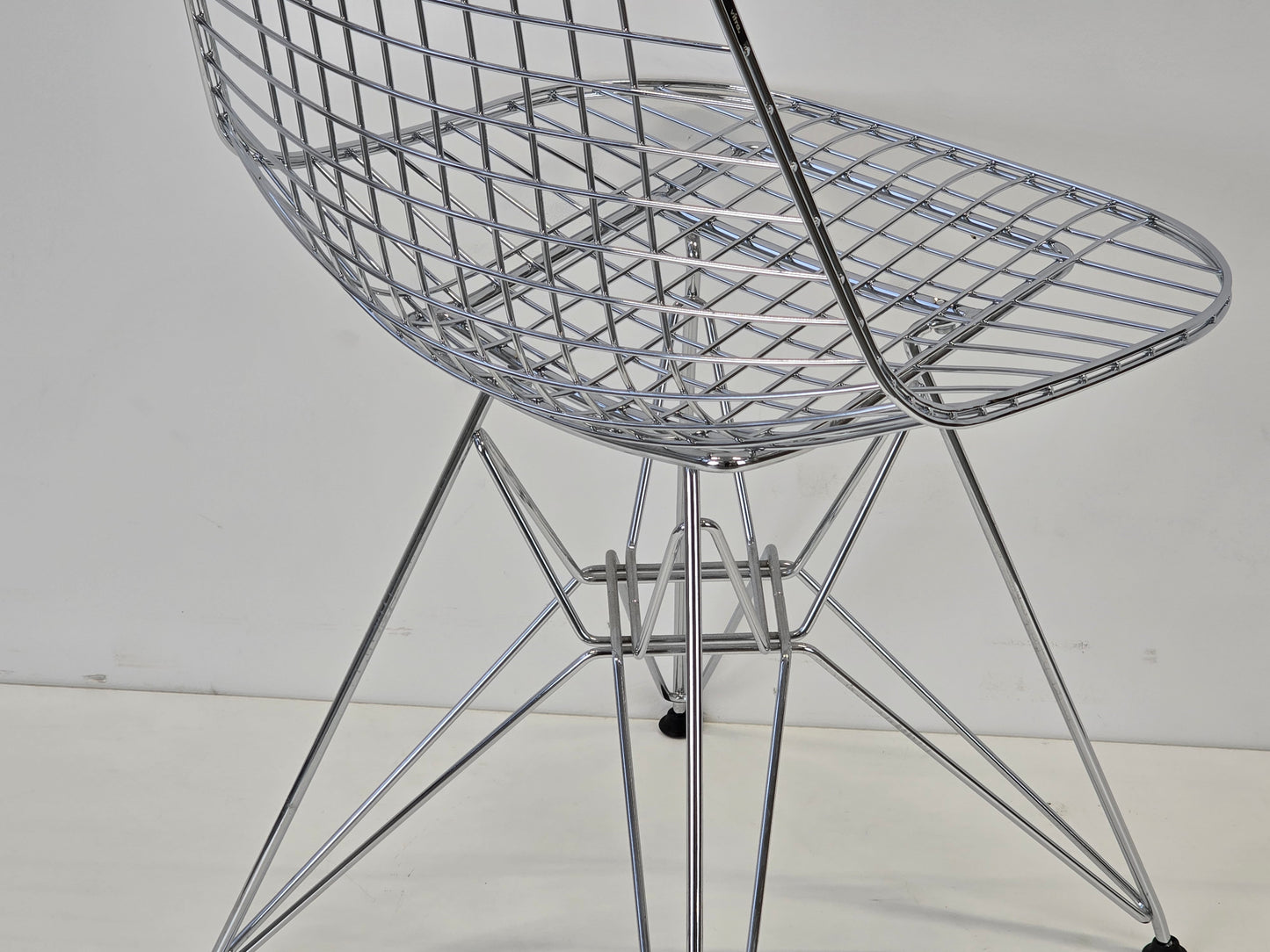 VITRA EAMES Wire Chair DKR-2 Stuhl Chrom Drahtstuhl Designklassiker