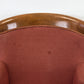 ANTIK SESSEL Polstersessel Biedermeier Stil Rot Vintage Armlehnstuhl