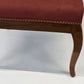 ANTIK SESSEL Polstersessel Biedermeier Stil Rot Vintage Armlehnstuhl