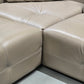 NATUZZI LEDERSOFA Ecksofa L-Form Beige Design Couch Italienisch Echtleder Luxus