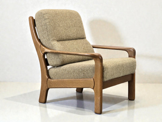 SESSEL VINTAGE Knoll Antimott Stil Eiche Mid Century Skandinavisch Retro 60s