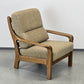 SESSEL VINTAGE Knoll Antimott Stil Eiche Mid Century Skandinavisch Retro 60s