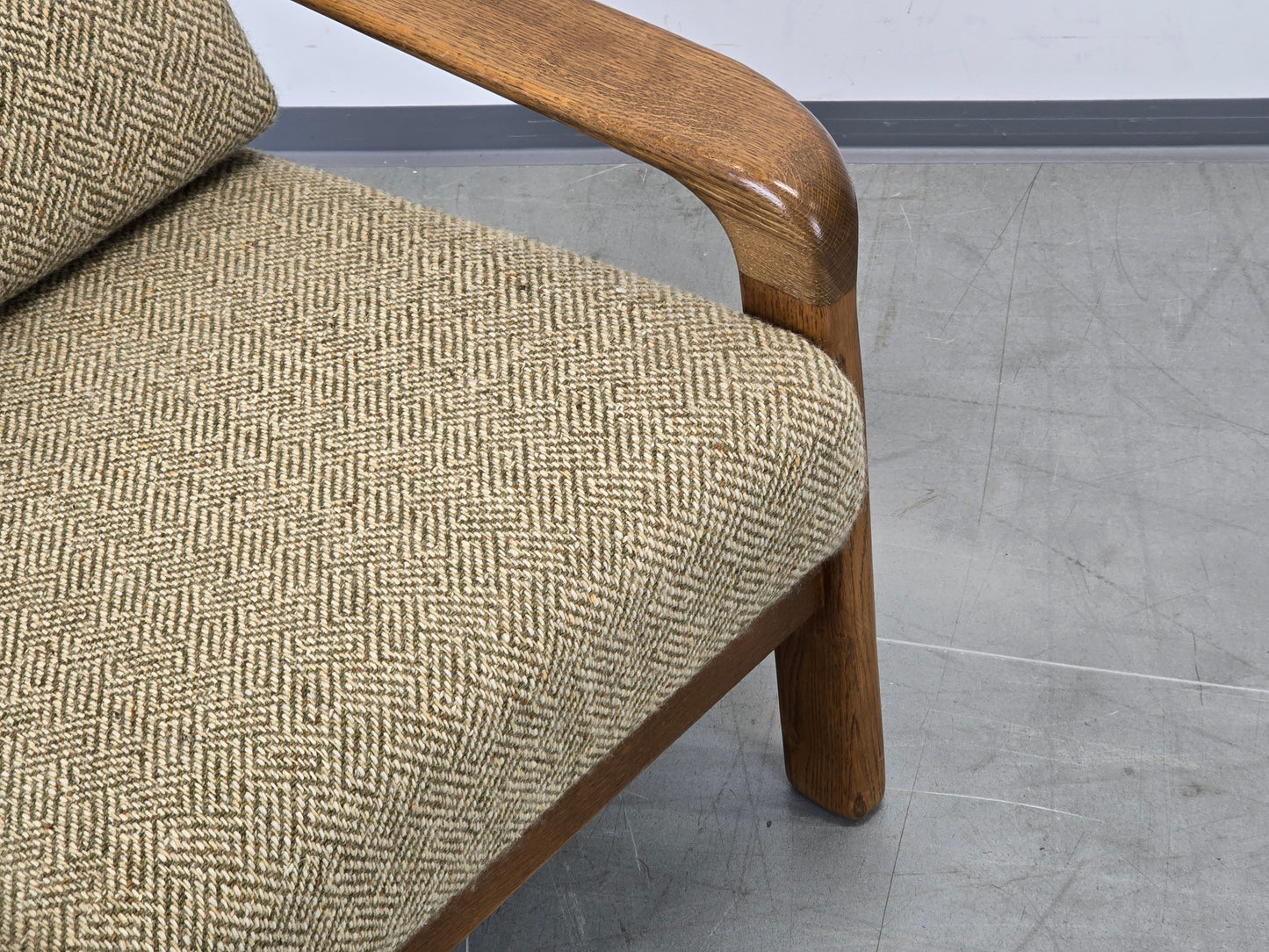 SESSEL VINTAGE Knoll Antimott Stil Eiche Mid Century Skandinavisch Retro 60s