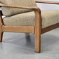 SESSEL VINTAGE Knoll Antimott Stil Eiche Mid Century Skandinavisch Retro 60s
