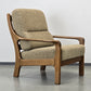 SESSEL VINTAGE Knoll Antimott Stil Eiche Mid Century Skandinavisch Retro 60s