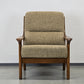 SESSEL VINTAGE Knoll Antimott Stil Eiche Mid Century Skandinavisch Retro 60s
