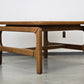 COUCHTISCH EICHE Brutalist Vintage Beistelltisch Couchtisch Mid Century 70er