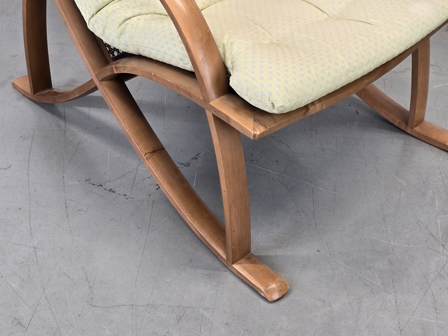 WK WOHNEN Sessel Vintage Design Bugholz Relaxer Lounge Mid Century Holz Sessel