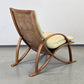 WK WOHNEN Sessel Vintage Design Bugholz Relaxer Lounge Mid Century Holz Sessel
