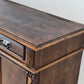 ANTIKER VERTIKO Biedermeier Kommode Nussbaum Anrichte Pfeilerschrank Vintage
