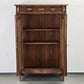 ANTIKER VERTIKO Biedermeier Kommode Nussbaum Anrichte Pfeilerschrank Vintage