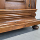 ANTIK SCHRANK Barock Kleiderschrank Frankfurter Wellenschrank Nussbaum Massivholz