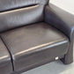 SEGMÜLLER SOFA Ledersofa 3-Sitzer Braun Leder Couch Schlaffcouch AW2