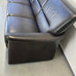 SEGMÜLLER SOFA Ledersofa 3-Sitzer Braun Leder Couch Schlaffcouch AW2