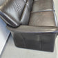 SEGMÜLLER SOFA Ledersofa 3-Sitzer Braun Leder Couch Schlaffcouch AW2