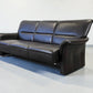 SEGMÜLLER SOFA Ledersofa 3-Sitzer Braun Leder Couch Schlaffcouch AW2