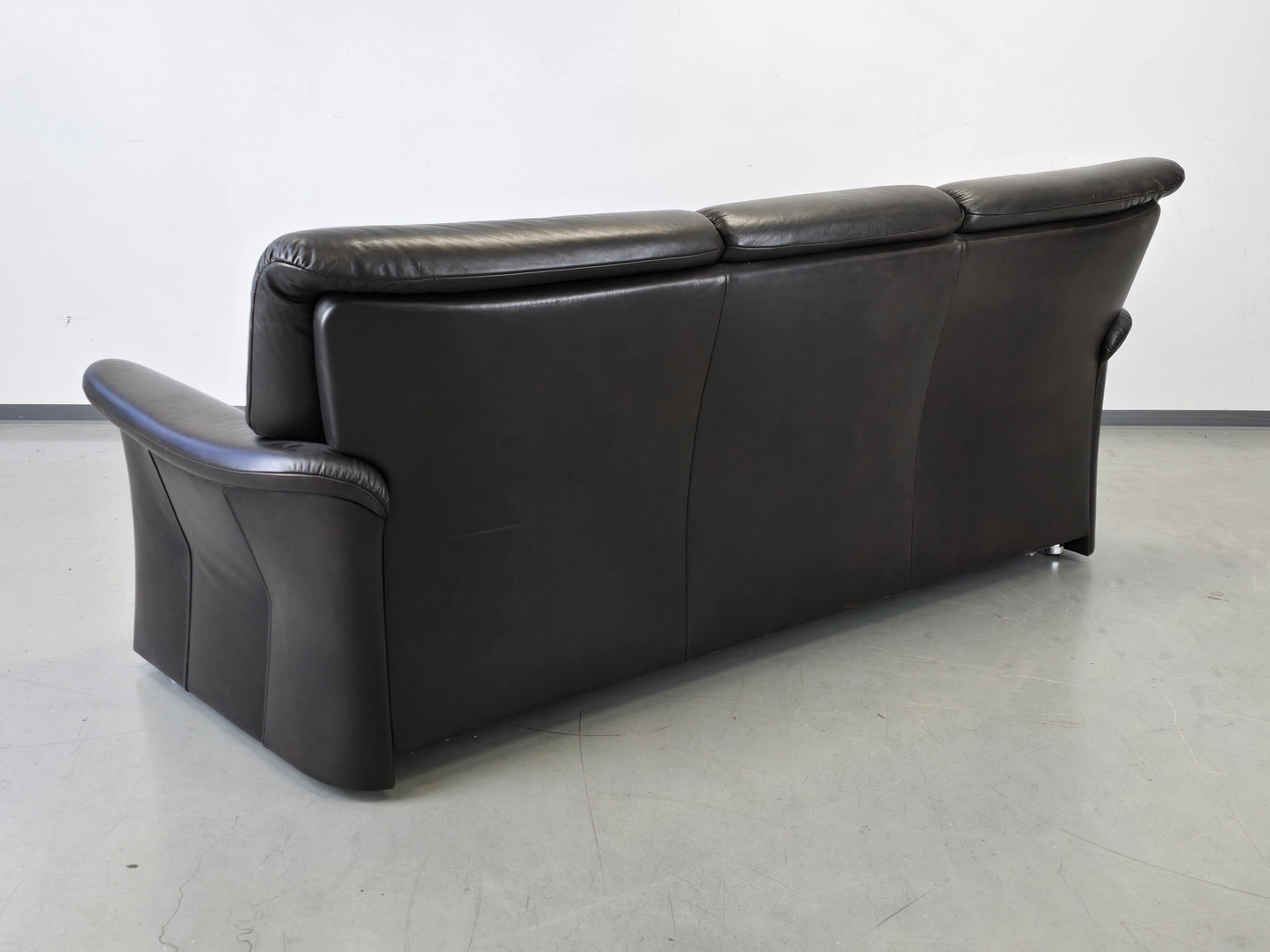 SEGMÜLLER SOFA Ledersofa 3-Sitzer Braun Leder Couch Schlaffcouch AW2