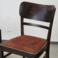 VINTAGE STUHL Esszimmerstuhl Set küche Holzstühle antik rot AW3 1950er retro