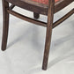 VINTAGE STUHL Esszimmerstuhl Set küche Holzstühle antik rot AW3 1950er retro