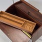 VINTAGE NÄHKASTEN Mid Century Design 50er 60er Teak Rollwagen Beistelltisch Retro