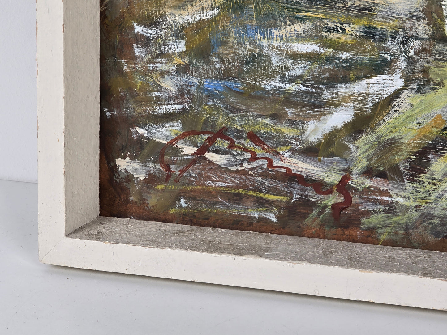 SONNENBLUMEN ÖLGEMÄLDE Stillleben Blumenvase Vintage Kunst Rahmen 78x97cm