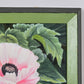 MOHNBLUMEN ÖLGEMÄLDE Blumenbild Rosa Mohn Kunst Signiert Jaeglé Rahmen 48x68cm