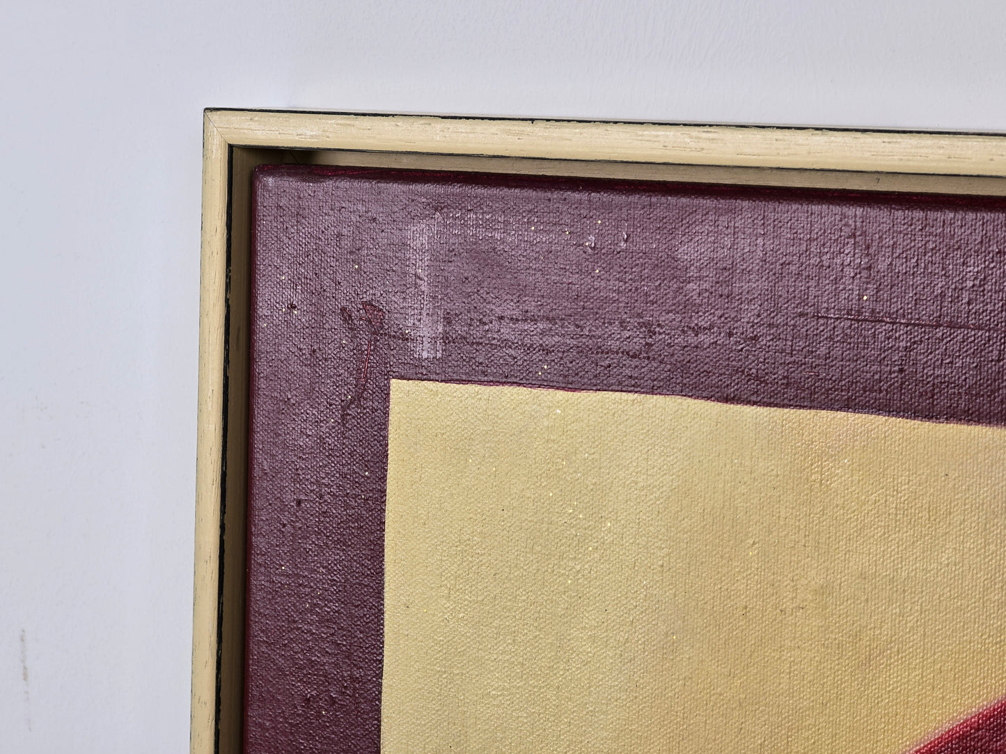 POP ART Gemälde Lippen Lippenstift Vintage Bild Leinwand Modern 84x64 Retro