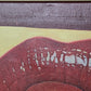 POP ART Gemälde Lippen Lippenstift Vintage Bild Leinwand Modern 84x64 Retro