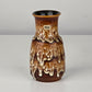 BAY KERAMIK Vase West Germany Vintage Retro Fat Lava Braun 60er 70er Mid Century