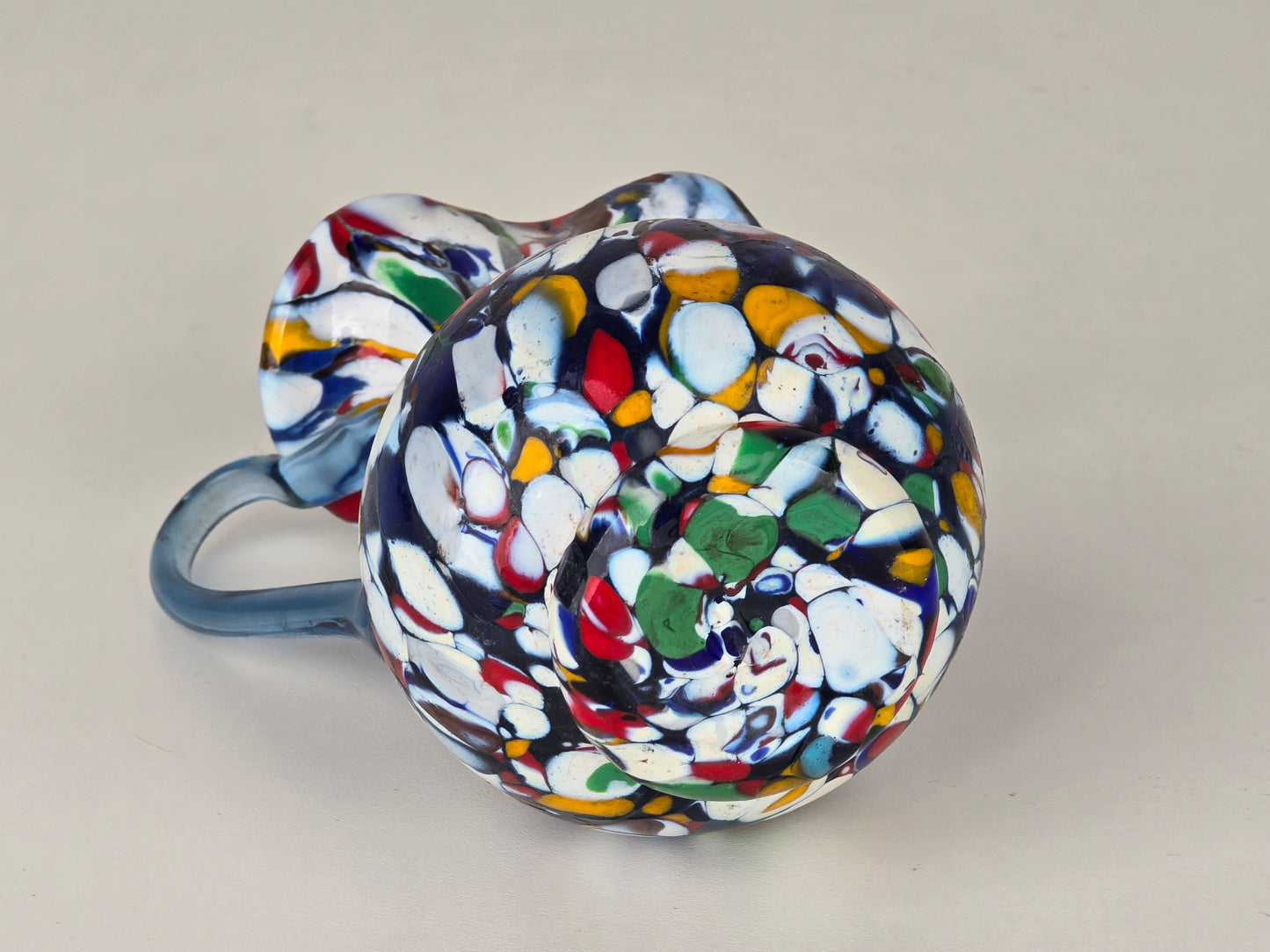 MURANO GLASKRUG Crystalart Venezia Vintage Vase Italo Design Bunt 14cm