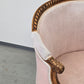 SESSEL ANTIK Barock Stil Rosa Samt Cocktailsessel Vintage Shabby Chic
