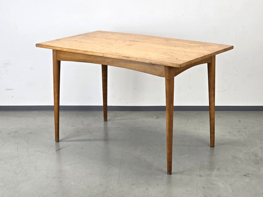 VINTAGE ESSTISCH Holztisch Küchentisch Massivholz 50er 60er Mid Century Shabby