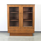 VINTAGE VITRINE Teak Highboard Glasschrank Bücherschrank 60er Mid Century Retro
