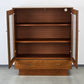 VINTAGE VITRINE Teak Highboard Glasschrank Bücherschrank 60er Mid Century Retro